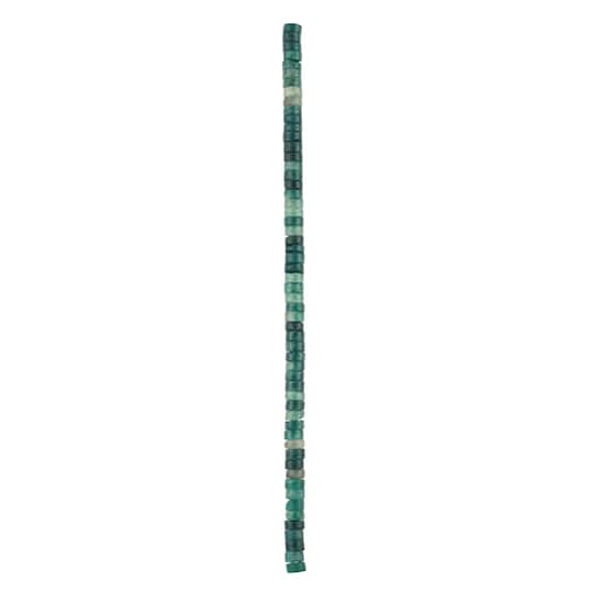 12 Pack: Green Agate Heishi Beads, 6mm by Bead Landing™